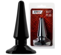 Черная анальная пробка Toyfa Butt Plug