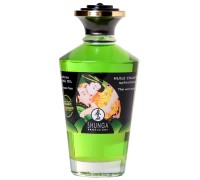 Разогревающее массажное масло c ароматом зеленого чая Shunga Exotic Green Tea 100 мл