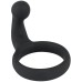 Эрекционное кольцо Black Velvets со стимулятором промежности - фото 5