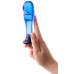 Синий фаллоимитатор из стекла Sexus Glass 13 см арт. A-0T-00004398 - фото