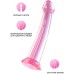 Розовый фаллоимитатор Jelly Dildo XL Toyfa Basic 22 см - фото 1