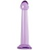 Фиолетовый фаллоимитатор Jelly Dildo M Toyfa Basic 18 см - фото 4