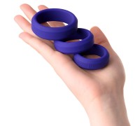 Набор из 3 плоских эрекционных колец Toyfa A-Toys Rulp