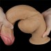 Реалистичный фаллос с высоко посаженной мошонкой Lovetoy Silicone Cock 30 см - фото 16