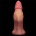 Широкий фаллос с ярко выраженным рельефом и большой головкой Lovetoy Silicone Cock 18 см - фото 7