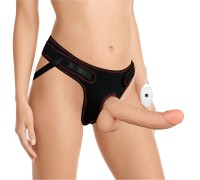 Страпон телесный с вибрацией Ingen Easy Strapon Set 22 см