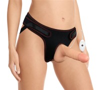 Страпон телесный с вибрацией Ingen Easy Strapon Set 18 см