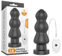 Большая анальная ёлочка с вибрацией King Sized Vibrating Anal Rigger 20 см
