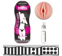 Мастурбатор в колбе Sex In A Can Vagina Lotus Tunnel