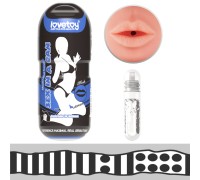 Мастурбатор в колбе губки Sex In A Can Mouth Lotus Tunnel