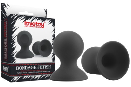 Вакуумные помпы для сосков Bondage Fetish Silicone Comfort Nipple Suckers