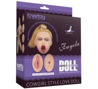 Кукла Jayola в позе наездницы с открытым ротиком и большой грудью Cowgirl Style Love Doll