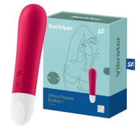 Мини вибратор Satisfyer Ultra Power Bullet 1 красный ДЕФОРМИРОВАННАЯ КОРОБКА