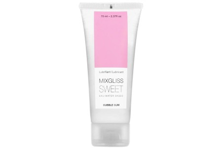 Лубрикант на водной основе с ароматом жвачки MixGliss Sweet Bubble Gum 70 мл