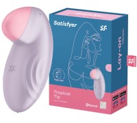 Перезаряжаемый смарт-стимулятор с вибрацией Satisfyer Tropical Tip