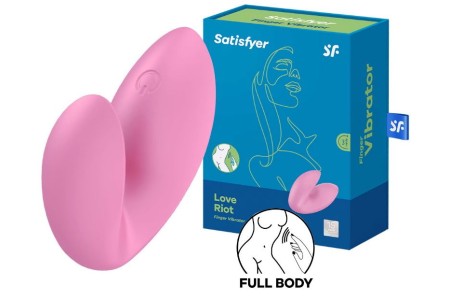 Универсальный вибромассажер на пальцы Satisfyer Love Riot