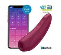 Вакуумный смарт-стимулятор клитора с вибрацией Satisfyer Curvy 1+ Rose Red ДЕФОРМИРОВАННАЯ УПАКОВКА