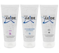 Набор гелей-любрикантов на водной основе Just Glide 3 х 200 мл