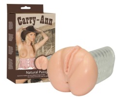 Мастурбатор вагина и попка с рельефным каналом Carry Ann