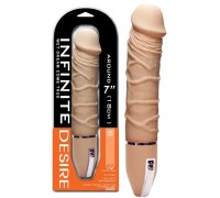 Реалистичный рельефный вибратор Infinite Desire 26 см