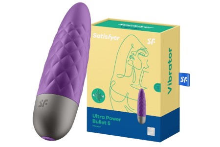 Мини вибратор Satisfyer Ultra Power Bullet 5 фиолетовый ДЕФОРМИРОВАННАЯ УПАКОВКА