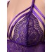 Изящный фиолетовый бэби-долл со стрингами Candy Girl Nevaeh L/XL - фото 3