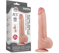 Реалистичный фаллоимитатор с эффектом двойной кожи Lovetoy Sliding-Skin Dual Layer Dong 29 см
