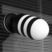 Черно-белая анальная пробка X-Missioner Butt Plug 19,5 см - фото 2