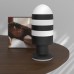 Черно-белая анальная пробка X-Missioner Butt Plug 19,5 см - фото 11