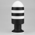 Черно-белая анальная пробка X-Missioner Butt Plug 19,5 см - фото 6