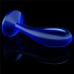 Стимулятор простаты Lovetoy Flawless Clear Prostate Plug синего цвета 15 см - фото 4