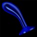 Стимулятор простаты Lovetoy Flawless Clear Prostate Plug синего цвета 15 см - фото 2