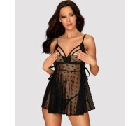 Чувственный бэби-долл из прозрачной сеточки Heartia S/M