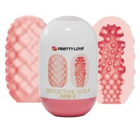 Двустороннее яйцо-мастурбатор Pretty Love Seductive Golf Cupid-X