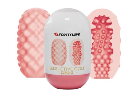 Двустороннее яйцо-мастурбатор Pretty Love Seductive Golf Cupid-X