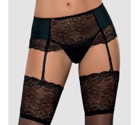 Кружевной пояс для чулок с трусиками Miamor L/XL