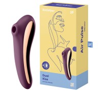 Вакуумно-волновой вибратор Satisfyer Dual Kiss фиолетовый ДЕФОРМИРОВАННАЯ УПАКОВКА