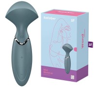 Перезаряжаемый мини-массажер с вибрацией Satisfyer Mini Wand-er серый