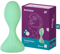 Анальный смарт-стимулятор с вибрацией Satisfyer Trendsetter зеленый