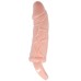Увеличивающая насадка на пенис с петлей под мошонку телесного цвета Penis Sleeve Brayden + 3 см - фото 3