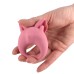 Перезаряжаемое кольцо для клиторальной стимуляции Mimi Animals Kitten Kiki Pink - фото 1