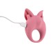 Перезаряжаемое кольцо для клиторальной стимуляции Mimi Animals Kitten Kiki Pink - фото 4