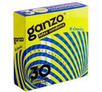 Презервативы Ganzo №30 Classic классические с обильной смазкой