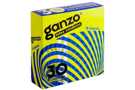 Презервативы Ganzo №30 Classic классические с обильной смазкой