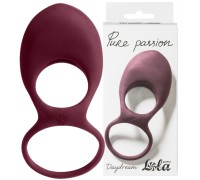Эрекционное виброкольцо Pure Passion Daydream Wine Red