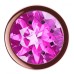 Анальная пробка Diamond Quartz Shine S розовое золото - фото 2