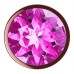 Анальная пробка Diamond Quartz Shine L розовое золото - фото 3