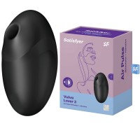 Вакуумно-волновой стимулятор клитора с вибрацией Satisfyer Vulva Lover 3 черный