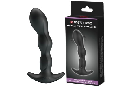 Перезаряжаемый массажер простаты с вибрацией Anal Massager ДЕФОРМИРОВАННАЯ УПАКОВКА
