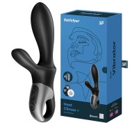 Анальный смарт-вибратор с подогревом и стимулятором промежности Satisfyer Heat Climax+ ДЕФОРМИРОВАННАЯ УПАКОВКА